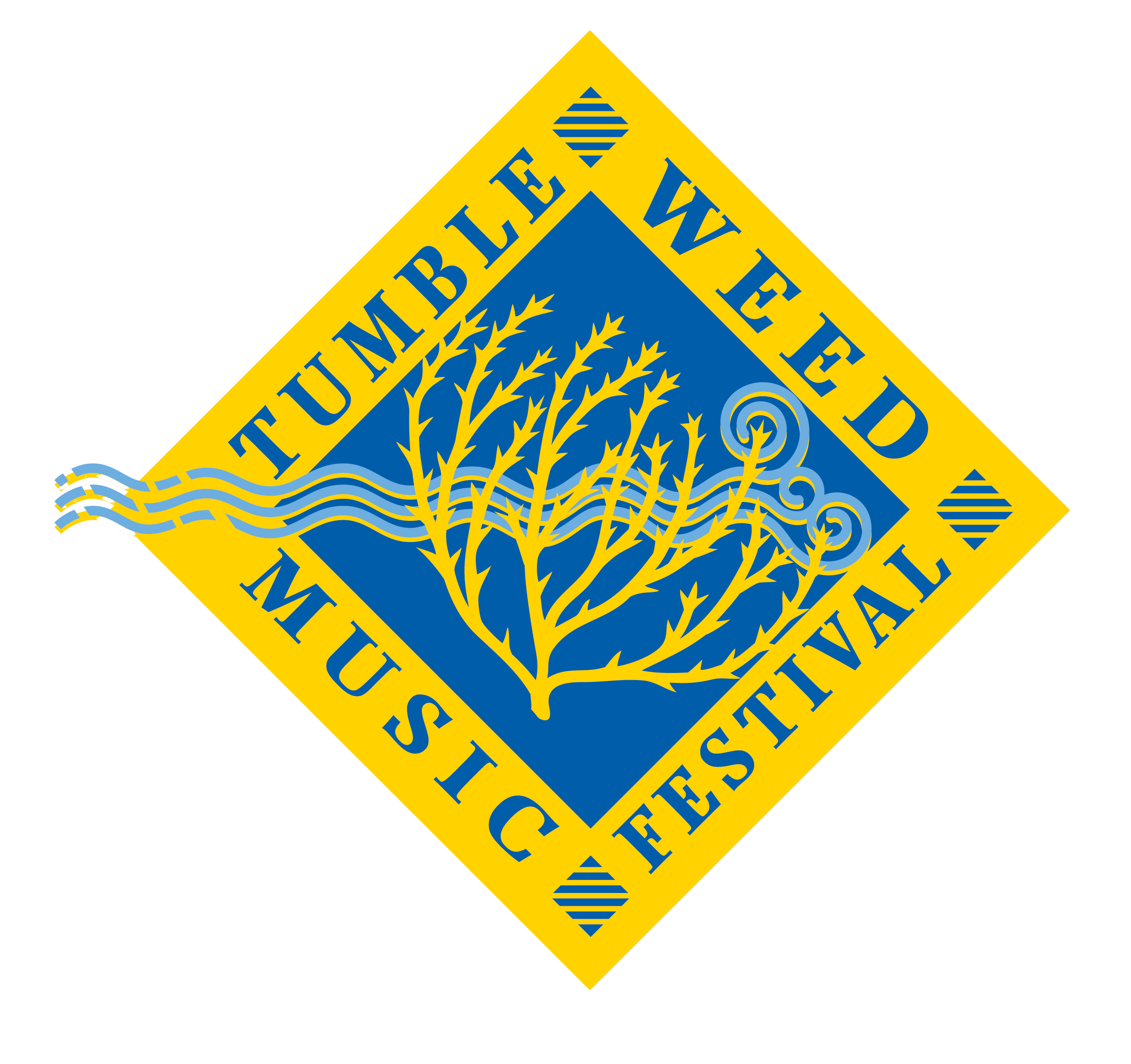 Tumbleweed Music Festival Generic Logo created by Thesa Grate for the 10th Anniversary of Tumbleweed.