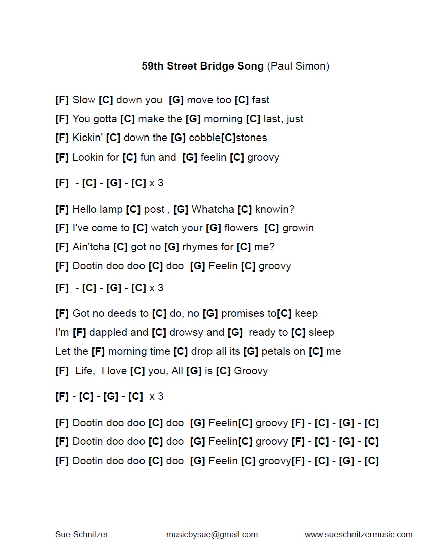 59th Street Bridge Song